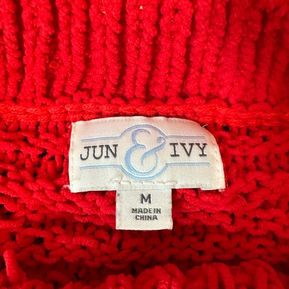 Red oversized sweater - Picture 3 of 3